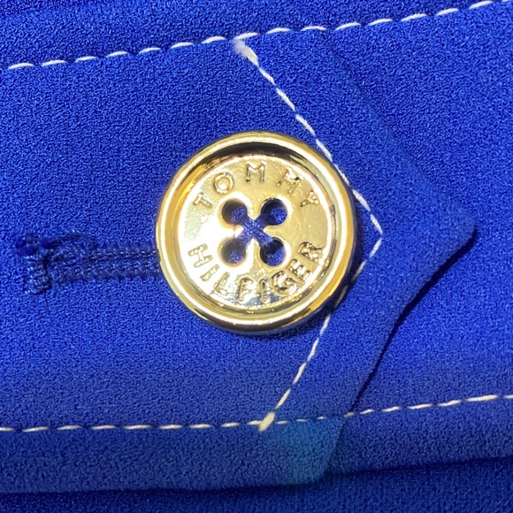 Tommy Hilfiger Vibrant Blue Classic Dress Size 10 - Picture 7 of 8